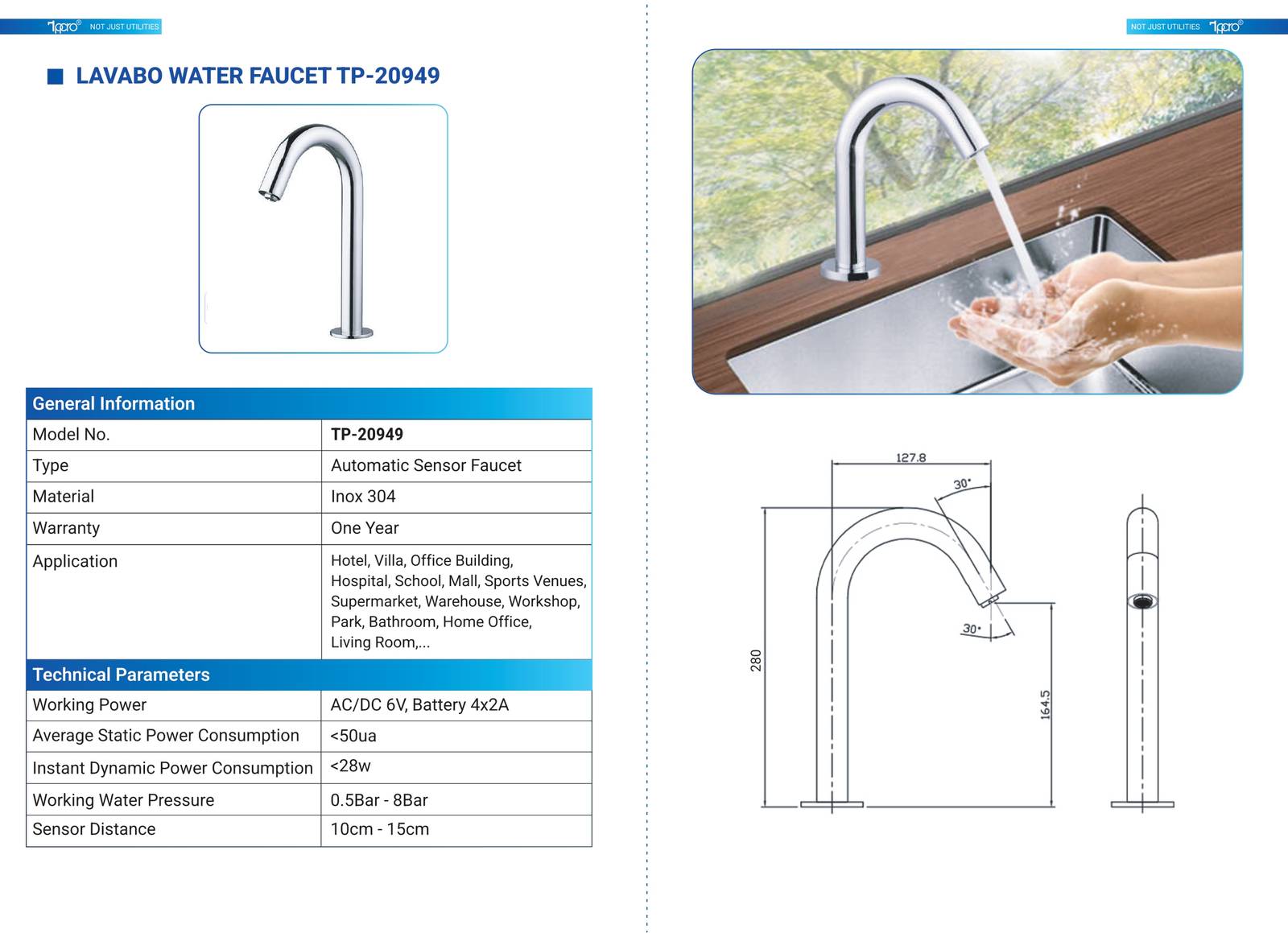 Thiết bị vệ sinh cảm ứng TPPRO Catalogue và Bảng giá mới nhất  /Page 4
